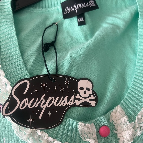 Sourpuss flamingo Cardigan - Picture 2 of 5